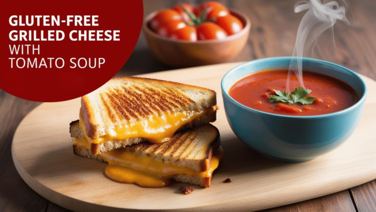 Gluten-Free Grilled Cheese With Tomato Soup